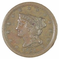 EF 1851 Half Cent