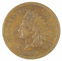EF 1869 Indian Cent