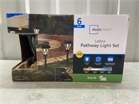 6 Pack Lattice Pathway Solar LIghts