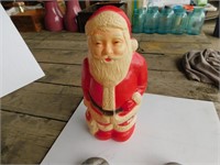 Santa Claus cake mold and 13" statue