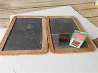 12 x 8" national school slate and pencil