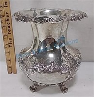 Large 8-in sterling silver vase 33 oz!