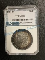 1880 40 Morgan silver dollar MS 66. DMPL