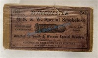 Antique Winchester 44th Smith & Wesson ammo box