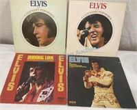 Group of four Elvis albums