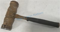 Early primitive wooden mallet