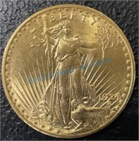 1924S Saint Gaudin double Eagle $20 gold piece