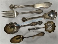 Sterling silver serving items