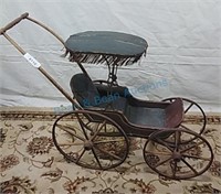 Victorian baby buggy in excellent shape