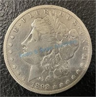 1892S Morgan silver dollar key date