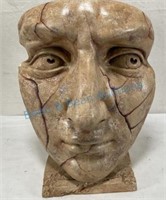 Large face sculpture