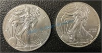 2016 silver eagles