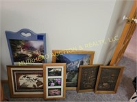 FRAMED PICTURES, WALL HANGINGS