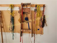 STEP LADDER, BUNGEE CORDS, STRAPS, ROPE, TOOL