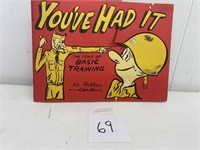 1950 Army Basic Training Cartoon Booklet