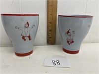 2 Arabia Egg Cups Made in Finland