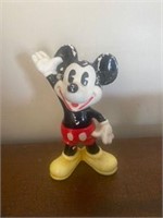 Glass mickey mouse made in japan 5inches tall