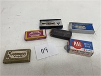 Vintage Razor Blade Packages