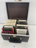 8 Track Cassettes and Case