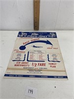 Vintage Airline Advertisement