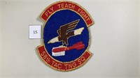 58th Tac Tng Sq Fly Teach Fight 1970s USAF Patch