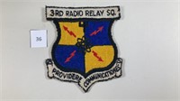 3rd Radio Relay Sq 1970s USAF Military Patch