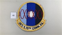 Det 1 15th Comm Sq USAF Military Patch 1970s