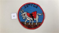 22nd TCS Troop Carrier Sq USAF Patch 1960s