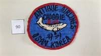 Antique Airlines Choggie Osan Korea Military Patch