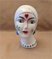 Lady Face Porcelain Vase