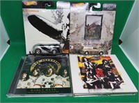 Led Zeppelin Hot Wheels # 1 4 + 2x Cd's Early Days