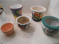 Ceramic pots one Pfaltgraff