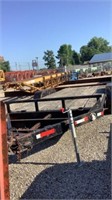 2000 Belshe Flatbed Trailer, 16’L x 78”W, ball hit