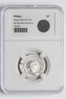 RGS VF Philip I Ancient Roman Coin