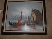 Signed Morgan Oil on Canvas 29in x 25in
