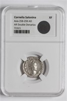 RGS VF Cornelia Salonina Ancient Roman Coin