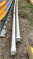 PVC 4” 10’ Sections 40’ Pipe