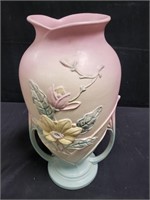 Hull Art floral pottery vase 8" x 7" x 16"