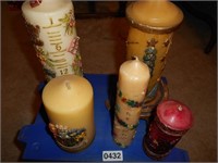 German musical candle, Crest candle
