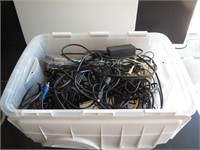 Tub of Computer , Audio & Electric Cables, etc