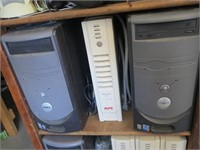2 Battery Backups & Computer Tower( untested )