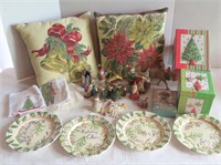 Holiday Pillows -Figurines - Linens - Decorative
