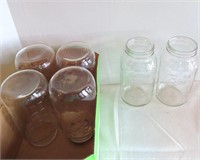 Ball Canning Jars - 2 Qt Wide Mouth - No Lids