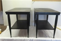 Side Tables - Particle Board - Painted w/Shelf