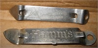 Vintage Blatz & Hamm's Beer Bottle Openers