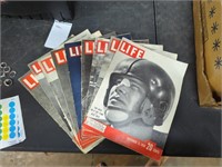 Collection of vintage Life magazines