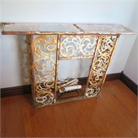 Fireplace Surround -Cast Iron - Rusty - Vintage