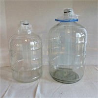 Carboy - 5 gal + 3 gal - glass - used