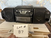 Stereo and CD player