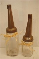 Two Oil Filler Toppers for Decoration